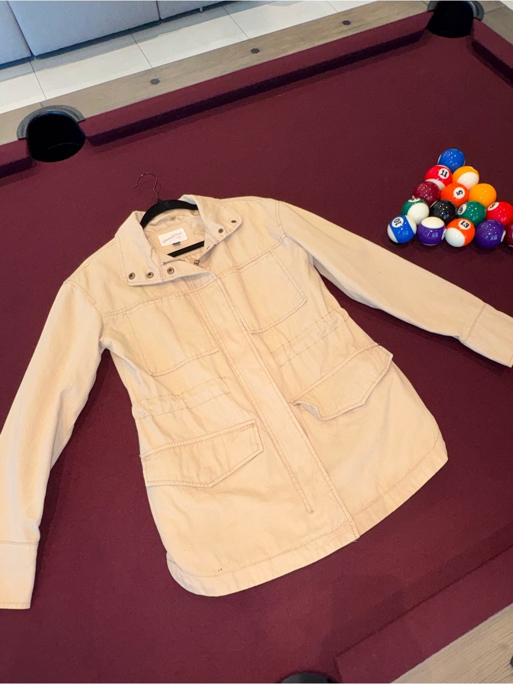 Universal Thread Tan Utility Jacket with Front Pockets - Picture 10 of 14